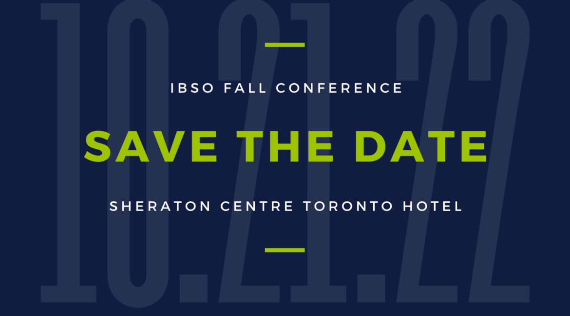 IBSO Fall Conference October 21-22, 2022